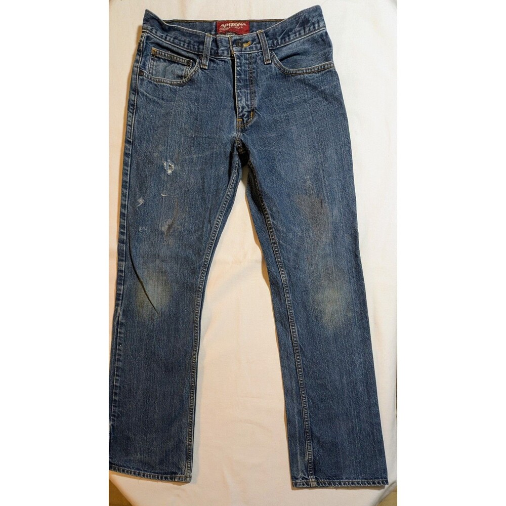 Vintage Arizona Jeans Co Men's Distressed Straight Leg 31X32" Jeans B1